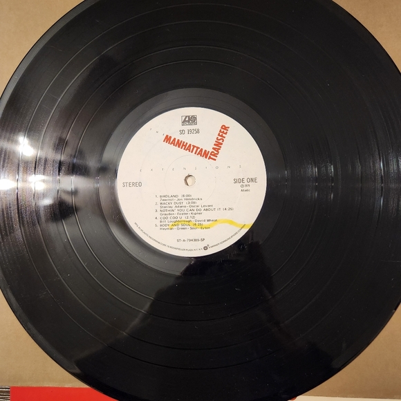 Vintage Manhattan Transfer Extensions Vinyl LP 1979 Atlantic Records - Picture 10 of 13